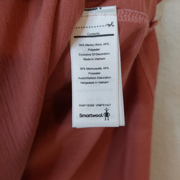 Smartwool Merino Wool Blend Pocket Tee Short Sleeve Shirt Size Small - Picture 4 of 8